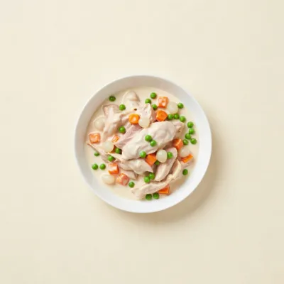 Blanquette de dinde à l'ancienne aux petits légumes