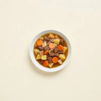 Soupe-repas au bœuf et légumes d'hiver