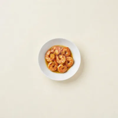 Gambas flambées au pastis
