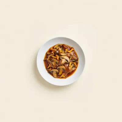 Lapin chasseur aux champignons