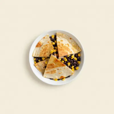 Quesadillas haricots noirs et maïs