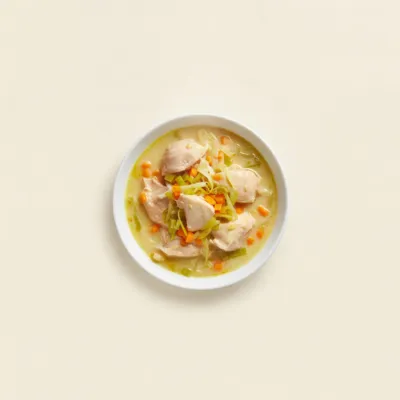 Waterzooi de poulet à la gantoise