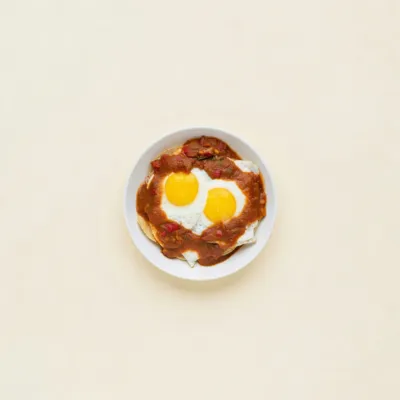 Huevos rancheros à la sauce piquante