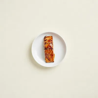 Teriyaki de saumon grillé