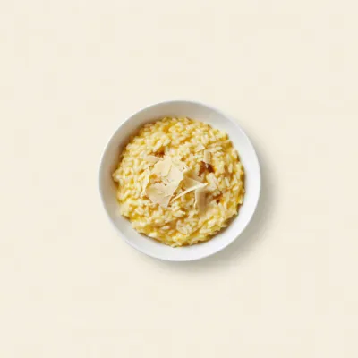Risotto au safran et parmesan