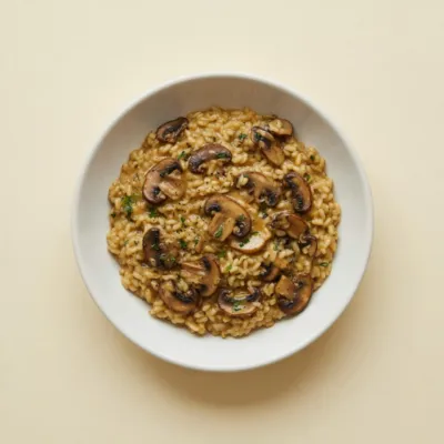 Risotto aux champignons