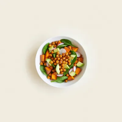 Buddha bowl aux pois chiches rôtis