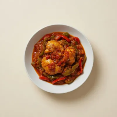 Poulet basquaise