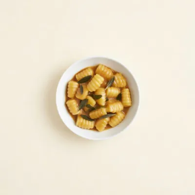 Gnocchi à la sauge et beurre noisette