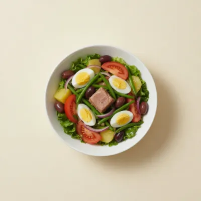 Salade niçoise complète