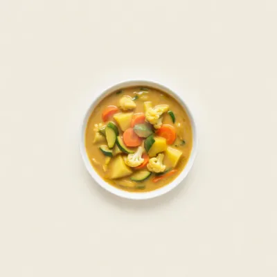 Curry de légumes au lait de coco