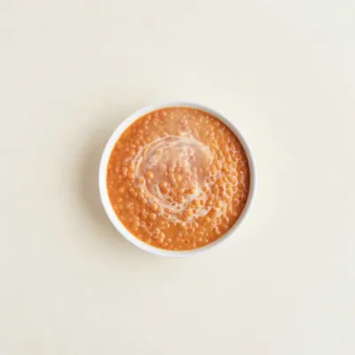 Dahl de lentilles corail au lait de coco
