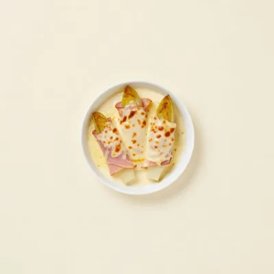 Endives au jambon gratinées
