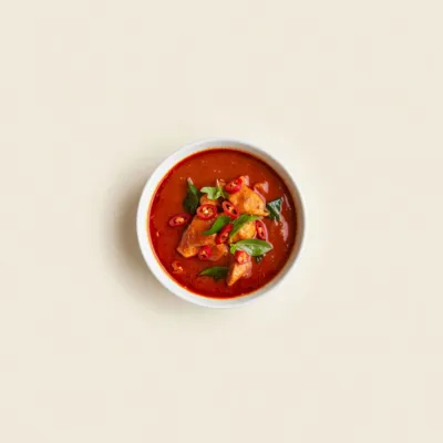 Curry thaï rouge au poulet