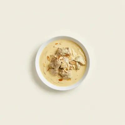 Korma d'agneau à la crème d'amande