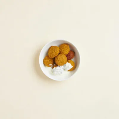 Falafels et sauce yaourt