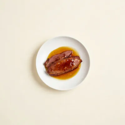 Magret de canard au miel et vinaigre balsamique