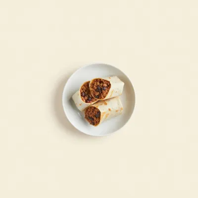 Burritos de bœuf haché aux haricots