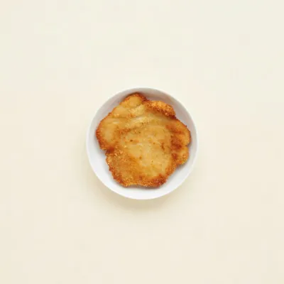 Escalope de dinde panée