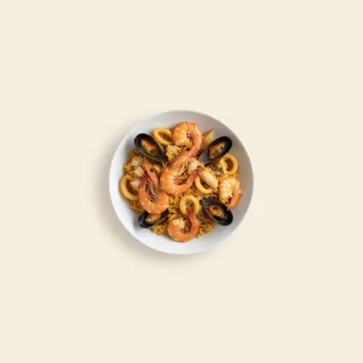Paella aux fruits de mer
